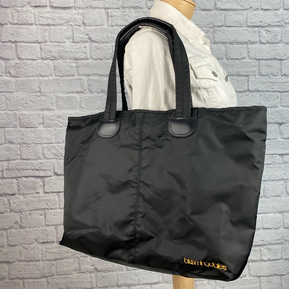 Bloomingdale’s Travel Nylon Duffel Tote Bag